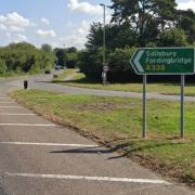 The A338 Salisbury Road is set to be closed for seven nights of work. Picture: Google Maps/ Street View