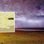 Dorset could be struck by thunderstorms this week after the Met Office issued a weather warning. Picture: Mark Pellymounter
