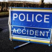 Police were called to the scene of the crash on the A35