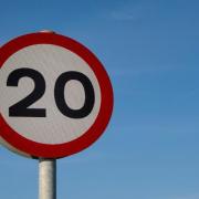 A 20mph sign. Image: Newsquest