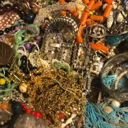 Some of the 40,000 items of jewellery collected since the 1950’s by one Somerset collector estimated to sell for £20,000
