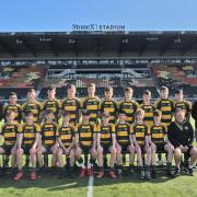 Poole Grammar School under-15s rugby finalists (Picture: Leo Wilkinson Photography)