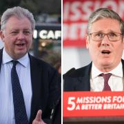 Dorset police and crime commissioner David Sidwick, left, has responded to comments made by Labour Party leader Sir Keir Starmer