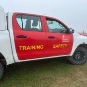Training vehicle in Lulworth.