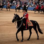 King Charles III was the first monarch in more than 30 years to ride a horse throughout Trooping the Colour