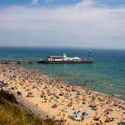A general view of Bournemouth beach