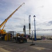 The Portal sculpture was removed from Bournemouth Beach on Thursday, October 5.