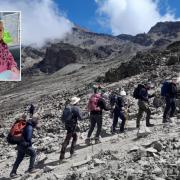 James Tucker climbed Mount Kilimanjaro for Macey-Mai's stem cell treatment