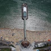 Bournemouth Pier from above