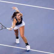 Jodie Burrage fell to a disappointing defeat on her Billie Jean King Cup debut