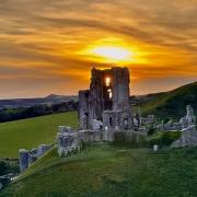 Corfe Castle by Ming Mok of the Dorset Camera Club