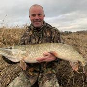Steve Neale was victorious over a pike in a 