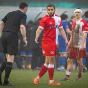 Jordan Chiedozie came off the bench against Basingstoke
