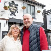 The Mailmans Arms in Lyndhurst has undergone a transformation. Pictured: Maria and Steve Harris