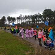 The march staged by eco activists on March 23, 2024
