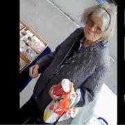 Officers are appealing for CCTV after a woman was seen shoplifting in Lymington.