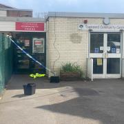 Townsend Community Centre cordoned off