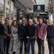 Rebecca Forsyth (Clarendon Fine Art), James Franses (Franses Jewellers), Catherine Gosney (Roberta ), Keith McNicol (Richmond Classics), Calvin Smith (Westover Gallery), Mark Cater (Caters), Jeremy Lawson (Alfa Menswear) and Sam and Ed Olds (Robert