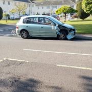 Two cars involved in crash on Bournemouth road