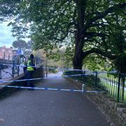 Police cordon in Bournemouth Lower Gardens - updates