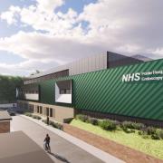 The proposed new endoscopy unit at Poole Hospital.