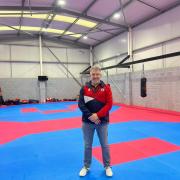 John Harrison at Wessex Taekwondo which has nearly finished its £80,000 refurb of its new building.