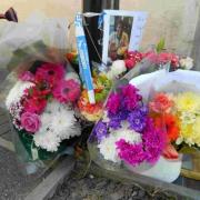 The growing number of flowers laid in tribute to Bournemouth murder victim Sergio Marquez