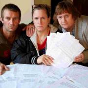 PETITION: Sharon and Danny Clark with Linda Pidgley and the signatures they have collected