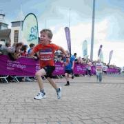 FIRST: Children are urged to join in the Bournemouth Marathon Festival