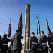 A rememberance service held in Poole Park