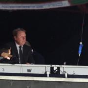 Harry Redknapp watches AFC Bournemouth play against Bolton on Monday night
