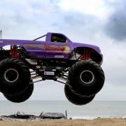 Wheels Festival: Beach works means monster trucks can race side by side