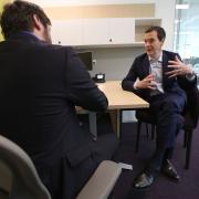 George Osborne speaking to the Daily Echo on Friday