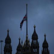 A Union flag is flown at half mast at the Palace of Westminster, in central London, in respect of Labour MP Jo Cox. Yui Mok/PA Wire