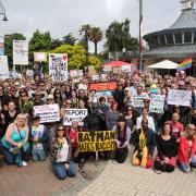 PICTURES: Hundreds take part in peaceful anti-racism protest in Bournemouth Square