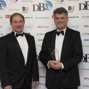CHAMPION: Nick Love of Princecroft Willis and Richard Hunt of Hunt’s Foodservice Ltd, last year’s winner of the Family Business title at the Dorset Business Awards