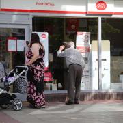 The Post Office at Saxon Square in Christchurch which has closed due to a 'technical glitch and system issues'..