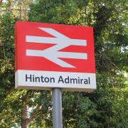 Stock picture. .Hinton Admiral Station in Highcliffe. ..