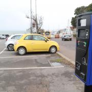 Stock picture., .The new cashless parking machines in the Bath Road car park in Bournemouth..