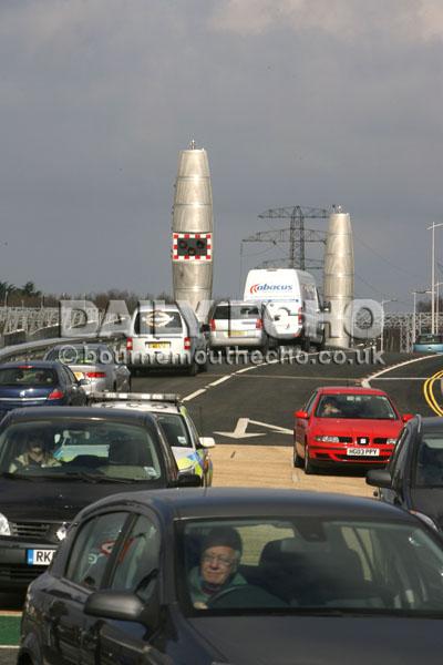 Poole's Twin Sails bridge opens to traffic on April 4, 2012. 