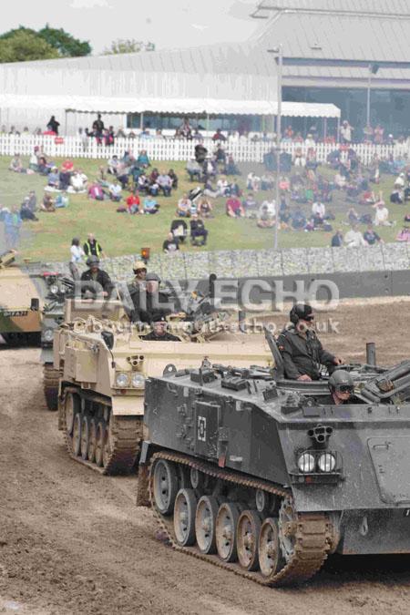Around 10,000 people attended the 10th Tankfest celebration at the Bovington Tank Museum.