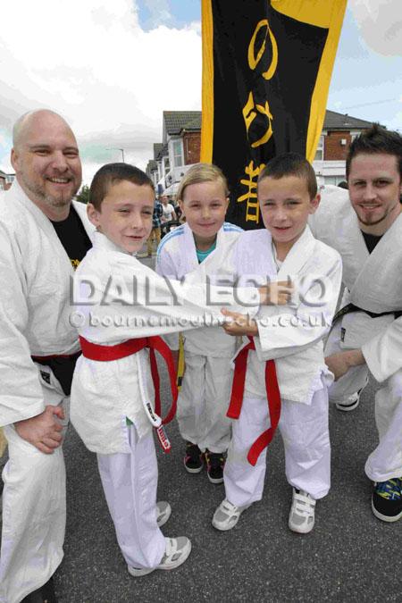 Winton Carnival 2012. Members of Nokemono Judo. 