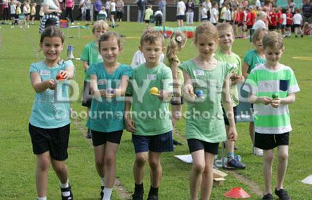 Muscliff Primary School sports day June 28, 2012