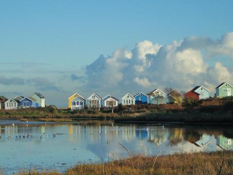 All the pictures from the Christchurch section of the book. Beach Huts at Hengistbury Head. Picture by Maureen Iles. 