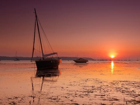 A lovely late summer evening at Poole Harbour. Taken by Andrew Bannister.