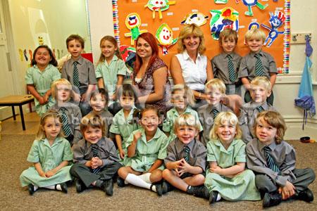 Reception Class at Buckholme Towers School. Teaching Assistant Natalie Evans (Left) with Teacher Michelle Palmer (Right). 