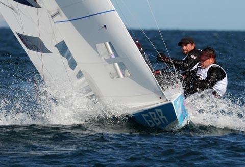 Iain Percy and Andrew Simpson in the Star Class