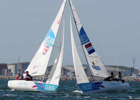 Paralympic sailing - the Sonar class