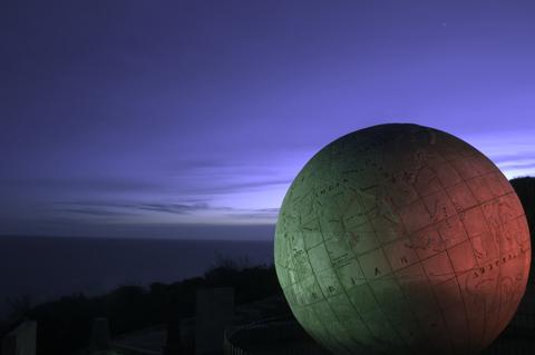 Durlston Globe, by Jayne Wellstead. 