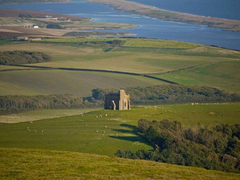St Catherines Chapel, Abbotsbury and the Fleet, by Sue Hogben
